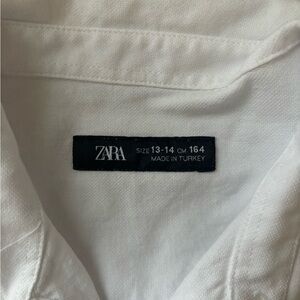 Zara boys dress shirt (button down)